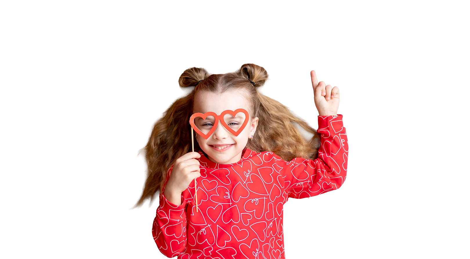 barn med hjertebriller